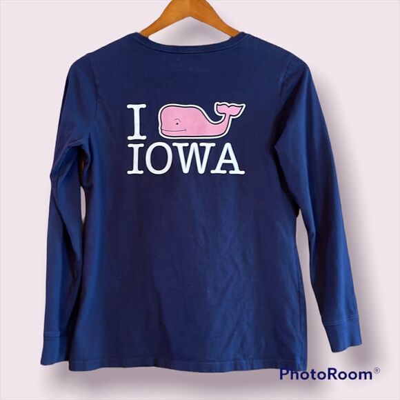 VINEYARD VINES Long Sleeve Tee IOWA - Picture 1 of 8